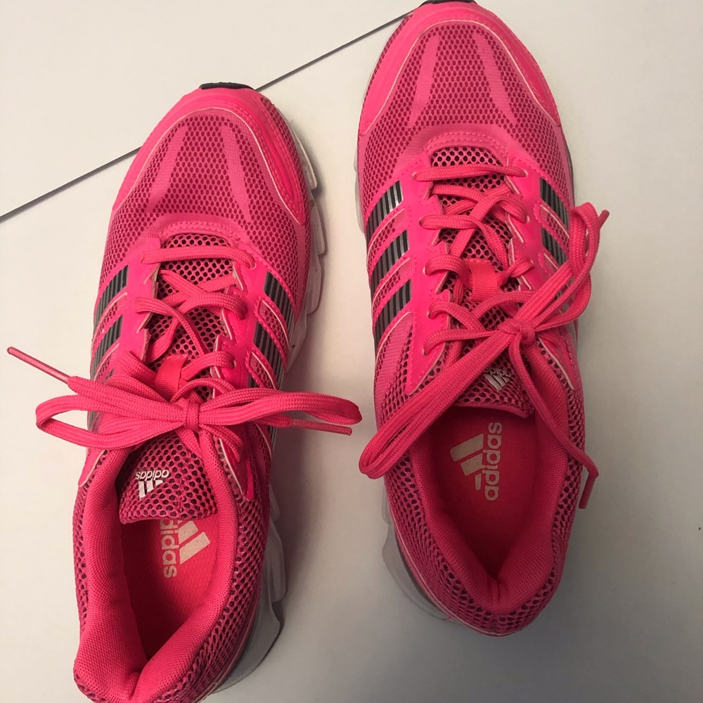 Adidas pink sneakers women. Like new